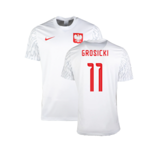 2022-2023 Poland Home Dri-Fit Shirt (Kids) (GROSICKI 11)