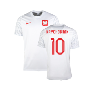 2022-2023 Poland Home Dri-Fit Shirt (Kids) (KRYCHOWIAK 10)