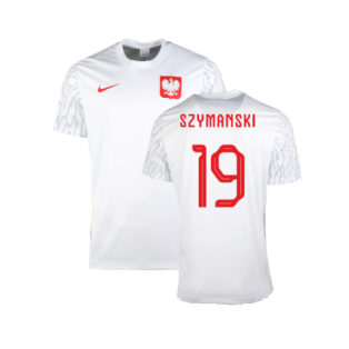 2022-2023 Poland Home Dri-Fit Shirt (Kids) (SZYMANSKI 19)