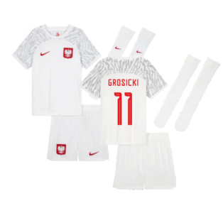 2022-2023 Poland Home Mini Kit (Grosicki 11)