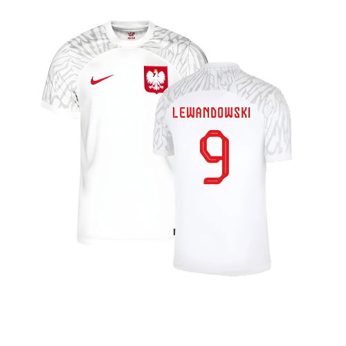 2022-2023 Poland Home Shirt (Lewandowski 9)