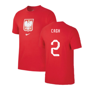 2022-2023 Poland World Cup Crest Tee (Red) (Cash 2)