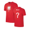 2022-2023 Poland World Cup Crest Tee (Red) (Milik 7)