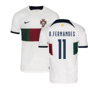 2022-2023 Portugal Away Shirt (B.FERNANDES 11)