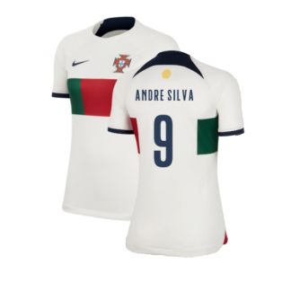 2022-2023 Portugal Away Shirt (Ladies) (Andre Silva 9)