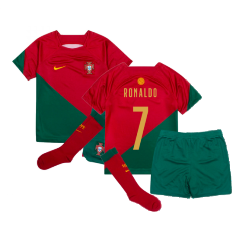 2022-2023 Portugal Home Mini Kit (Ronaldo 7)
