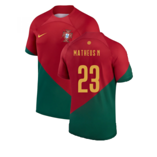 2022-2023 Portugal Home Shirt (Kids) (Matheus N 23)