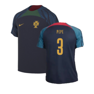 2022-2023 Portugal Strike Training Shirt (Navy) (Pepe 3)