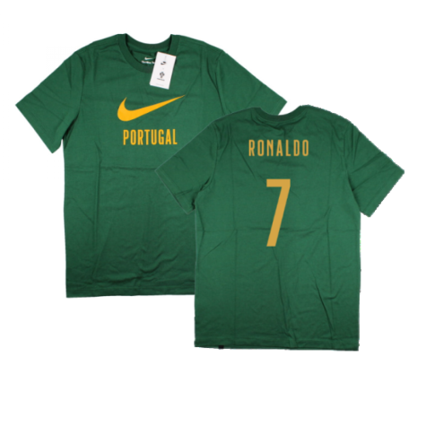 2022-2023 Portugal Swoosh Tee (Green) (Ronaldo 7)