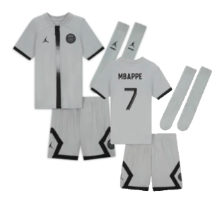 2022-2023 PSG Away Infants Baby Kit (MBAPPE 7)