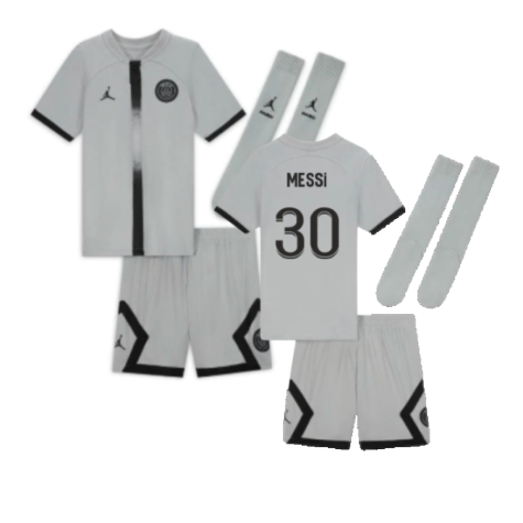 2022-2023 PSG Away Infants Baby Kit (MESSI 30)