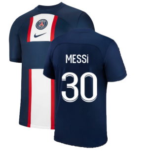 2022-2023 PSG Home Shirt (Kids) (MESSI 30)