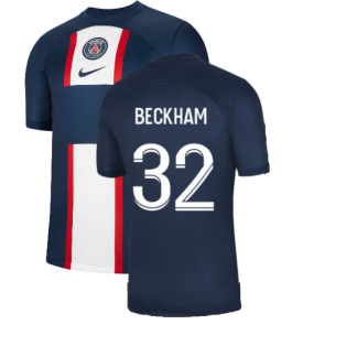 2022-2023 PSG Home Shirt (no sponsor) (BECKHAM 32)