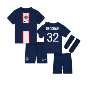 2022-2023 PSG Little Boys Home Kit (BECKHAM 32)