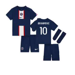 2022-2023 PSG Little Boys Home Kit (IBRAHIMOVIC 10)