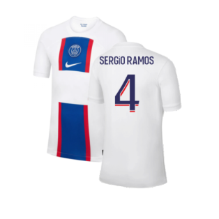 2022-2023 PSG Third Shirt (Kids) (SERGIO RAMOS 4)