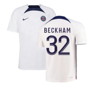 2022-2023 PSG Training Shirt (White) (BECKHAM 32)