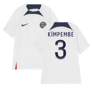 2022-2023 PSG Training Shirt (White) - Kids (KIMPEMBE 3)