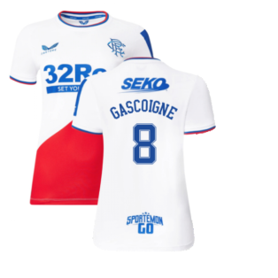 2022-2023 Rangers Away Shirt (Ladies) (GASCOIGNE 8)