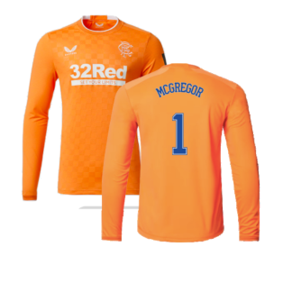2022-2023 Rangers Home Goalkeeper Shirt (Orange) (McGregor 1)