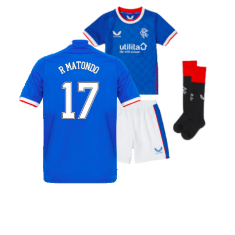 2022-2023 Rangers Home Mini Kit (R MATONDO 17)