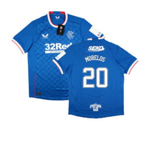 2022-2023 Rangers Home Pro Jersey (MORELOS 20)