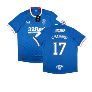 2022-2023 Rangers Home Pro Jersey (R MATONDO 17)