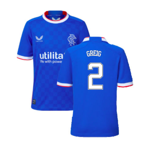 2022-2023 Rangers Home Shirt (Kids) (GREIG 2)