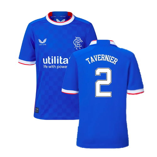 2022-2023 Rangers Home Shirt (Kids) (TAVERNIER 2) 2022-2023 Rangers Home Shirt (Kids) (TAVERNIER 2)