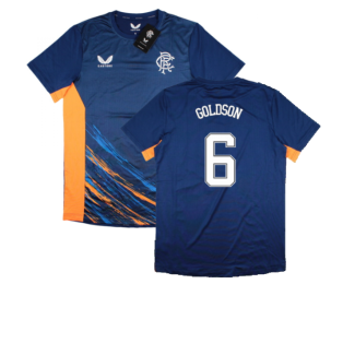 2022-2023 Rangers Match Day Tee (Navy-Orange) (GOLDSON 6)