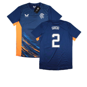 2022-2023 Rangers Match Day Tee (Navy-Orange) (GREIG 2)