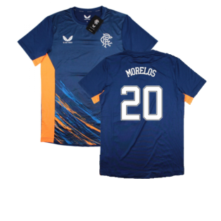 2022-2023 Rangers Match Day Tee (Navy-Orange) (MORELOS 20)