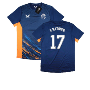 2022-2023 Rangers Match Day Tee (Navy-Orange) (R MATONDO 17)