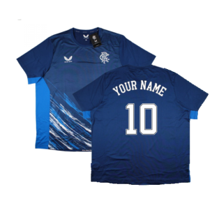 2022-2023 Rangers Match Day Tee (Navy) (Your Name)