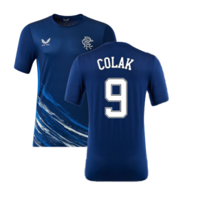 2022-2023 Rangers Matchday Short Sleeve T-Shirt (Navy) (COLAK 9)