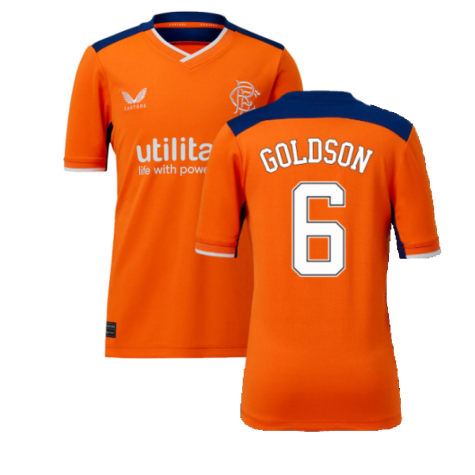 2022-2023 Rangers Third Shirt (Kids) (GOLDSON 6)