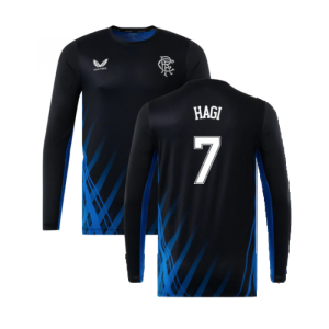 2022-2023 Rangers Training Long Sleeve Tee (Black) (HAGI 7)