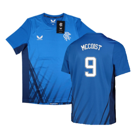 2022-2023 Rangers Training Short Sleeve T-Shirt (Blue) - Kids (MCCOIST 9)