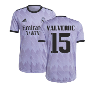 2022-2023 Real Madrid Authentic Away Shirt (VALVERDE 15)
