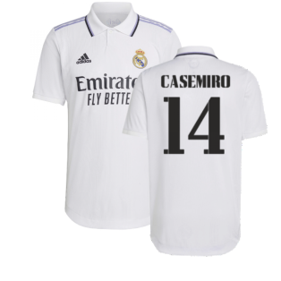 2022-2023 Real Madrid Authentic Home Shirt (CASEMIRO 14)
