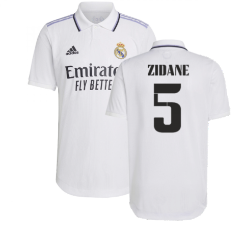 2022-2023 Real Madrid Authentic Home Shirt (ZIDANE 5)