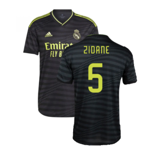 2022-2023 Real Madrid Authentic Third Shirt (ZIDANE 5)