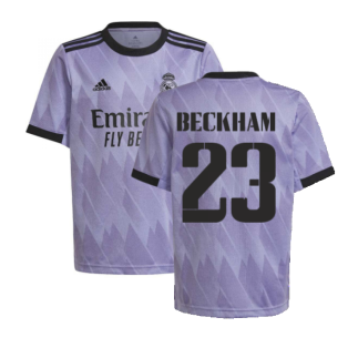 2022-2023 Real Madrid Away Shirt (Kids) (BECKHAM 23)