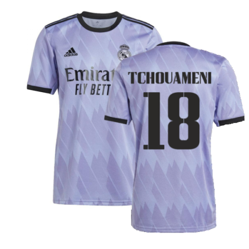 2022-2023 Real Madrid Away Shirt (TCHOUAMENI 18)  2022-2023 Real Madrid Away Shirt (TCHOUAMENI 18)