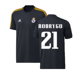 2022-2023 Real Madrid DNA 3S Tee (Navy) (RODRYGO 21)