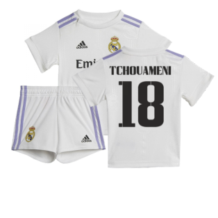2022-2023 Real Madrid Home Baby Kit (TCHOUAMENI 18)
