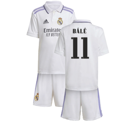2022-2023 Real Madrid Home Mini Kit (BALE 11) 2022-2023 Real Madrid Home Mini Kit (BALE 11)