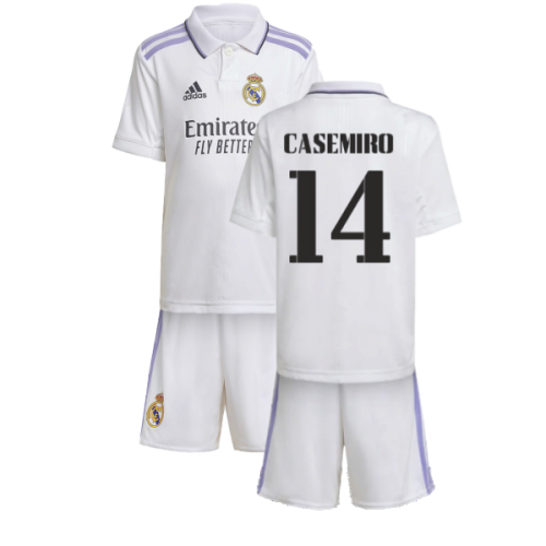 2022-2023 Real Madrid Home Mini Kit (CASEMIRO 14) 2022-2023 Real Madrid Home Mini Kit (CASEMIRO 14)