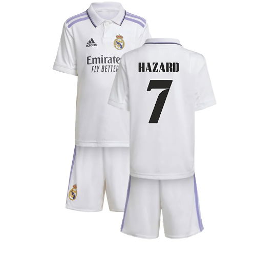 2022-2023 Real Madrid Home Mini Kit (HAZARD 7) 2022-2023 Real Madrid Home Mini Kit (HAZARD 7)