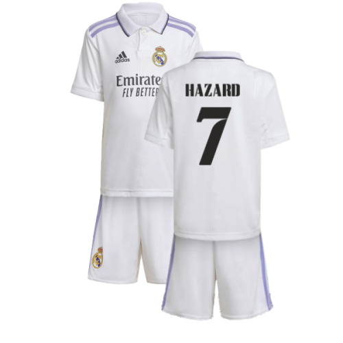 2022-2023 Real Madrid Home Mini Kit (HAZARD 7) 2022-2023 Real Madrid Home Mini Kit (HAZARD 7)